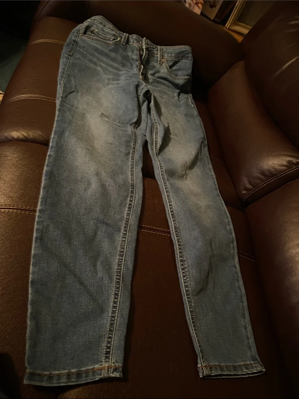 No Boundaries Men's Medium Blue Relaxed Fit Jeans